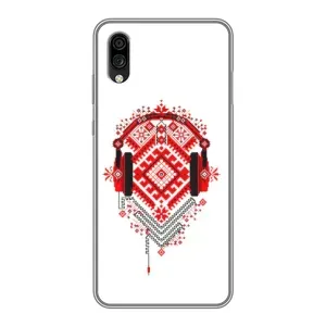 Силиконовый Чехол на ZTE Blade A5 (2020) с картинкой Вышиванки (Модная вышиванка)