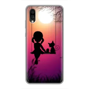Дівчачий Чохол для ZTE Blade A5 (2020) (На гойдалці)