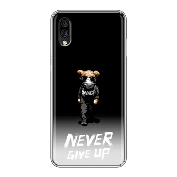 Чехол с рисунком «Never» для ZTE Blade A5 (2020)