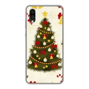 Чохол новорічна ялинка на ZTE Blade A5 (2020) (Новорічний принт)