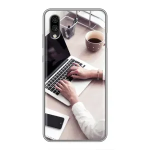 Силиконовый бампер (Работники) на ZTE Blade A5 (2020) (Офисный работник)