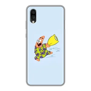 Чехлы с Патриком на ZTE Blade A5 (2020) (Патрик с подушкой)