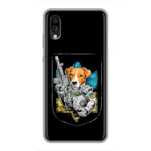 Чехол с принтом для ZTE Blade A5 (2020) (Патрон Воин)