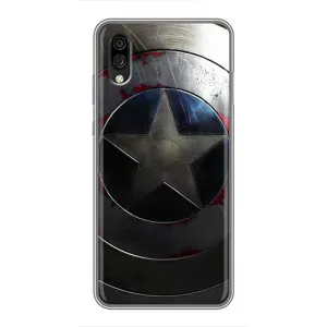 Чехол с Щитом Капитана Америки на ZTE Blade A5 (2020) (Ретро Щит Капитана)