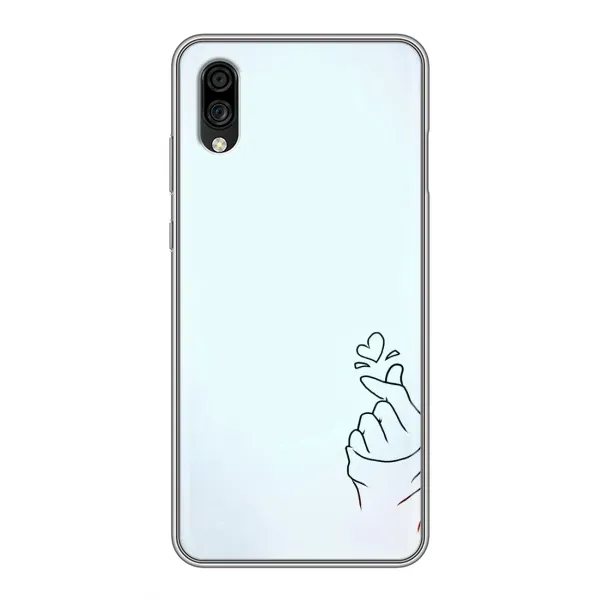 Чехол с рисунком «Сердце на голубом» для ZTE Blade A5 (2020) Чехол с рисунком «Сердце на голубом» для ZTE Blade A5 (2020)