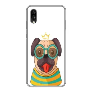 Бампер для ZTE Blade A5 (2020) з картинкою "Песики" (Собака Король)