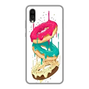Чехол с изображением вкусной еды для ZTE Blade A5 (2020) (Сочные пончики)