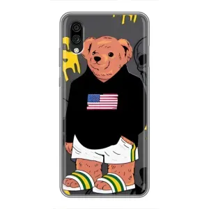 Чехлы Мишка Тедди для ЗТЕ Блейд А5 (2020) (Teddy USA)