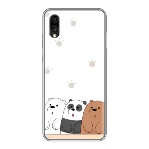 Чохли з зображенням різних тварин на ZTE Blade A5 (2020) (Здивовані ведмедики)