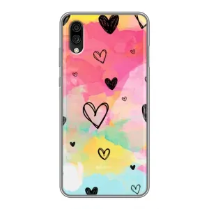 Чохли з тематикою "Маленькі Сердчеки" на ZTE Blade A5 (2020) (Яскраві серця)