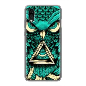 Чохли з принтом СОВИ для ZTE Blade A5 (2020) (Зелена сова)
