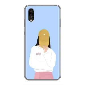 Силиконовый Чехол на ZTE Blade A5 (2020) с картинкой Стильных Девушек (Желтая кепка)