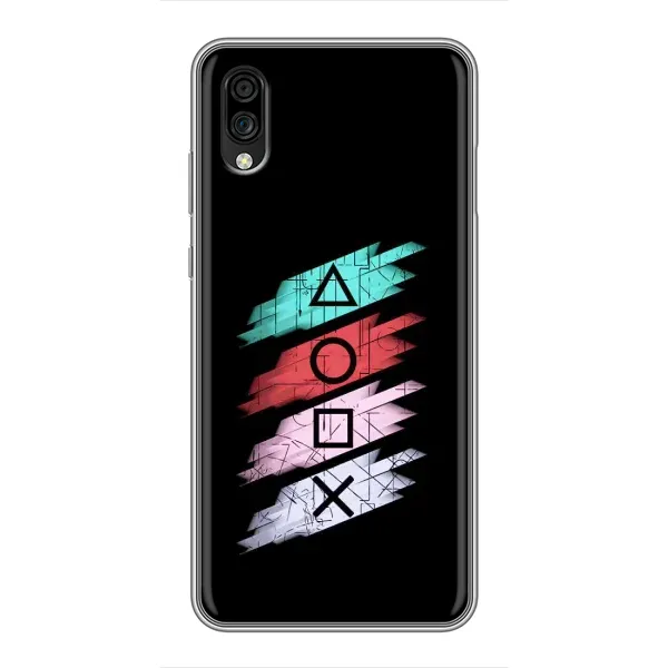 Чехол с рисунком «Значки Sony» для ZTE Blade A5 (2020) Чехол с рисунком «Значки Sony» для ZTE Blade A5 (2020)
