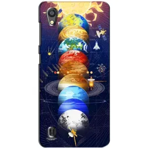 Чохол (ТПУ) з планетами на ZTE Blade A5 (Арт планети)