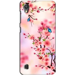 Чохол з картинкою Сакури на ZTE Blade A5 (Метелики на сакурі)