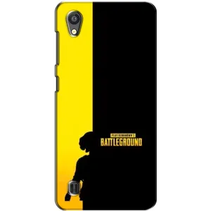 Чехол (TPU) с картинкой "Лого Пабг" на ЗТЕ Блейд А5 (Battlegrounds)