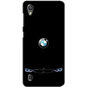 Силиконовый бампер с картинкой машины на ZTE Blade A5 (Черный BMW)