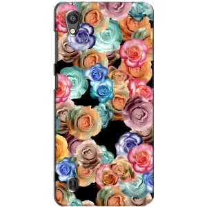 Чохли з тематикою "КВІТИ" на ZTE Blade A5 (Квіти на чорному)