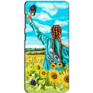 Чохол Стильні дівчата на ZTE Blade A5 (Дівчина на полі)
