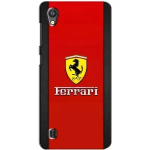 Силіконовий бампер з картинкою машини на ZTE Blade A5 (Ferrari Logo)