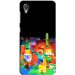 Чохли для ZTE Blade A5 (Персонажі МайнКрафт) (Герой Майнкрафт)