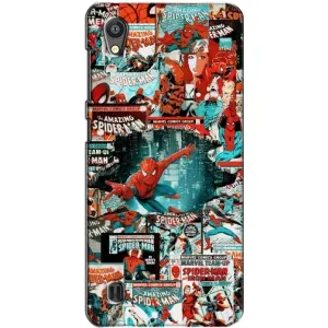 Чехол Супергерой Человека Паука на ZTE Blade A5 (Комиксы Человек Паук)