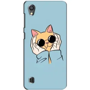 Бампер з зображенням Котиків для ЗТЕ Блейд А5 (КОТИК в окулярах)