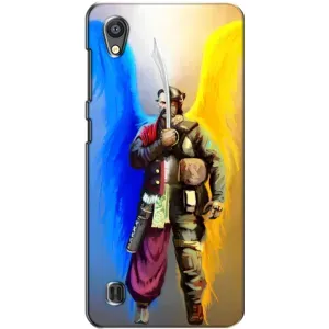 Чохол з картинкою (Патріотичний КОЗАК) на ZTE Blade A5 (КОЗАК з крилами)