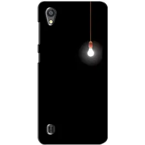 Чохол з картинками на чорному фоні для ZTE Blade A5 (Лампочка)