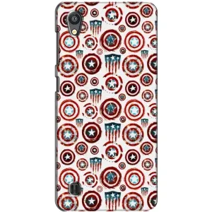 Чохол с Щітом Капітана Америки на ZTE Blade A5 (Марвел щити)
