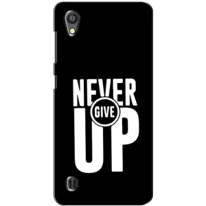 Силиконовый Чехол на ZTE Blade A5 с картинкой Nike (Never Give UP)