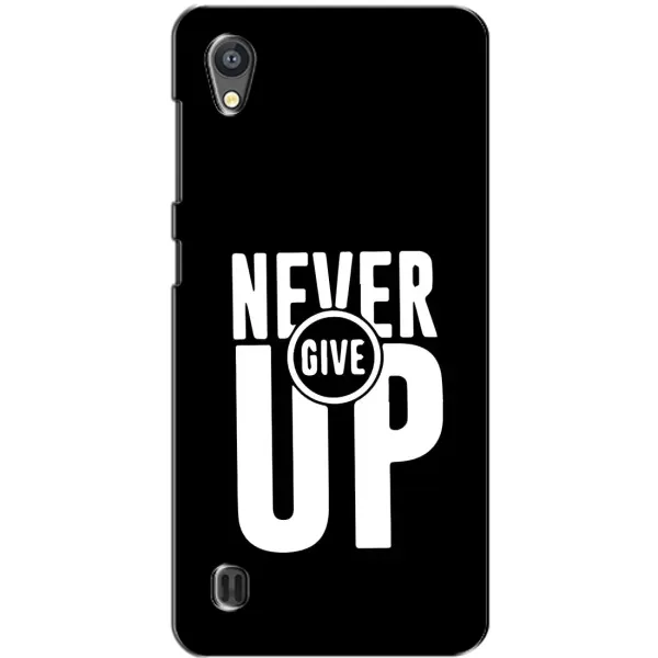 Чехол с рисунком «Never Give UP» для ZTE Blade A5 Чехол с рисунком «Never Give UP» для ZTE Blade A5
