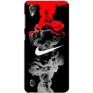 Силиконовый Чехол на ZTE Blade A5 с картинкой Nike (Nike дым)
