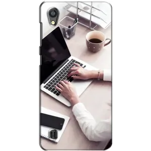 Силиконовый бампер (Работники) на ZTE Blade A5 (Офисный работник)