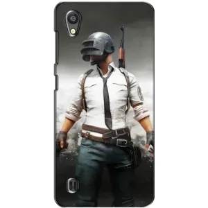 Силиконовый чехол с картинкой "Герой Pubg" на ZTE Blade A5 (Пабг)