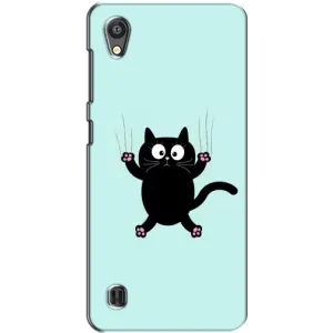 Силіконовий чохол з котиком для ZTE Blade A5