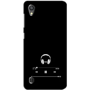 Чохол з картинками на чорному фоні для ZTE Blade A5 (Плеєр)