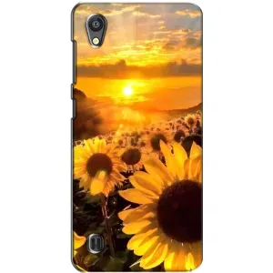 Чохол з Квітами для ZTE Blade A5 (поле соняшників)