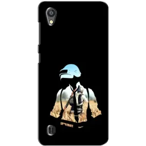 Силиконовый чехол с картинкой "Герой Pubg" на ZTE Blade A5 (Пубг мен)