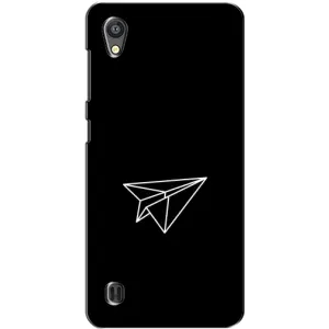 Чохол з картинками на чорному фоні для ZTE Blade A5 (Літак)