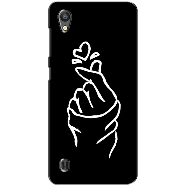 Чохол з малюнком «Сердечко на чорному» для ZTE Blade A5 Чохол з малюнком «Сердечко на чорному» для ZTE Blade A5
