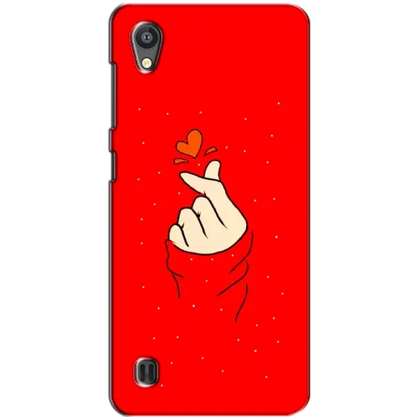 Чохол з малюнком «Сердечко на червоному» для ZTE Blade A5 Чохол з малюнком «Сердечко на червоному» для ZTE Blade A5