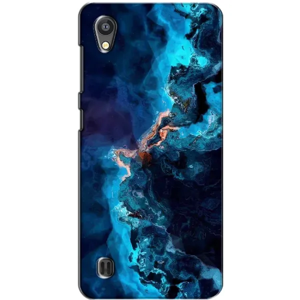 Чехол с рисунком «Синий мрамор» для ZTE Blade A5