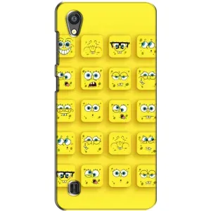 Силиконовый чехол Спанч Боб на ЗТЕ Блейд А5 (Спанч-БОБ)