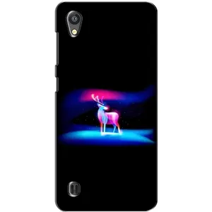 Силіконовий бампер з картинкою звірів для ZTE Blade A5 (Яскравий олень)