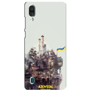 Чехлы на военную тематику для ZTE Blade A51 Lite (Азовсталь)