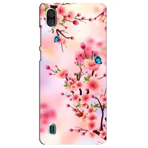 Чохол з картинкою Сакури на ZTE Blade A51 Lite (Метелики на сакурі)
