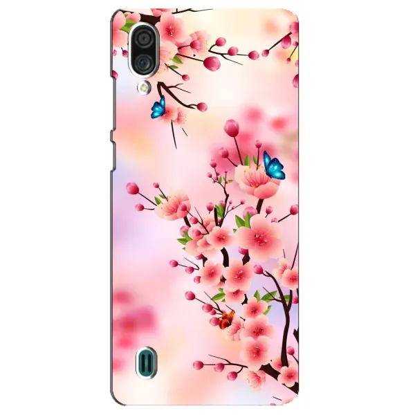 Чехол с рисунком «Бабочки на сакуре» для ZTE Blade A51 Lite Чехол с рисунком «Бабочки на сакуре» для ZTE Blade A51 Lite