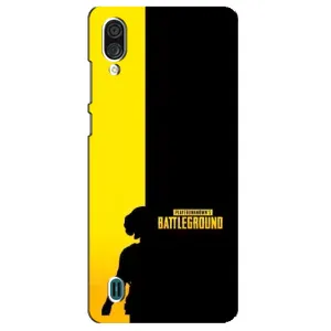 Чехол (TPU) с картинкой "Лого Пабг" на ЗТЕ Блейд А51 Лайт (Battlegrounds)