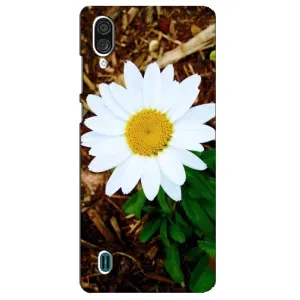 Чехол с ромашками на ZTE Blade A51 Lite (Белая ромашка)